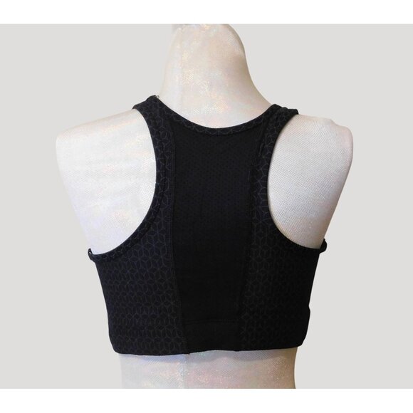 Champion Sports Bra Reversible Racerback XL Black Gray Double Dry Active Wear - Picture 3 of 8